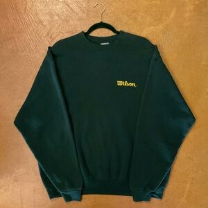 Wilson Forest Green Crewneck Sweater